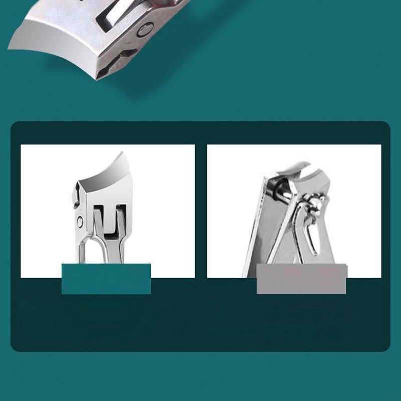 CLIPFORCE Extra Wide Nail Clipper — 15 mm Jaw, Ultra-Sharp Curved Blades