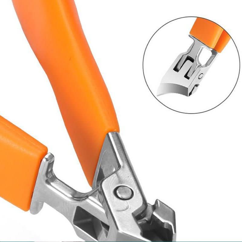 CLIPFORCE Extra Wide Nail Clipper — 15 mm Jaw, Ultra-Sharp Curved Blades