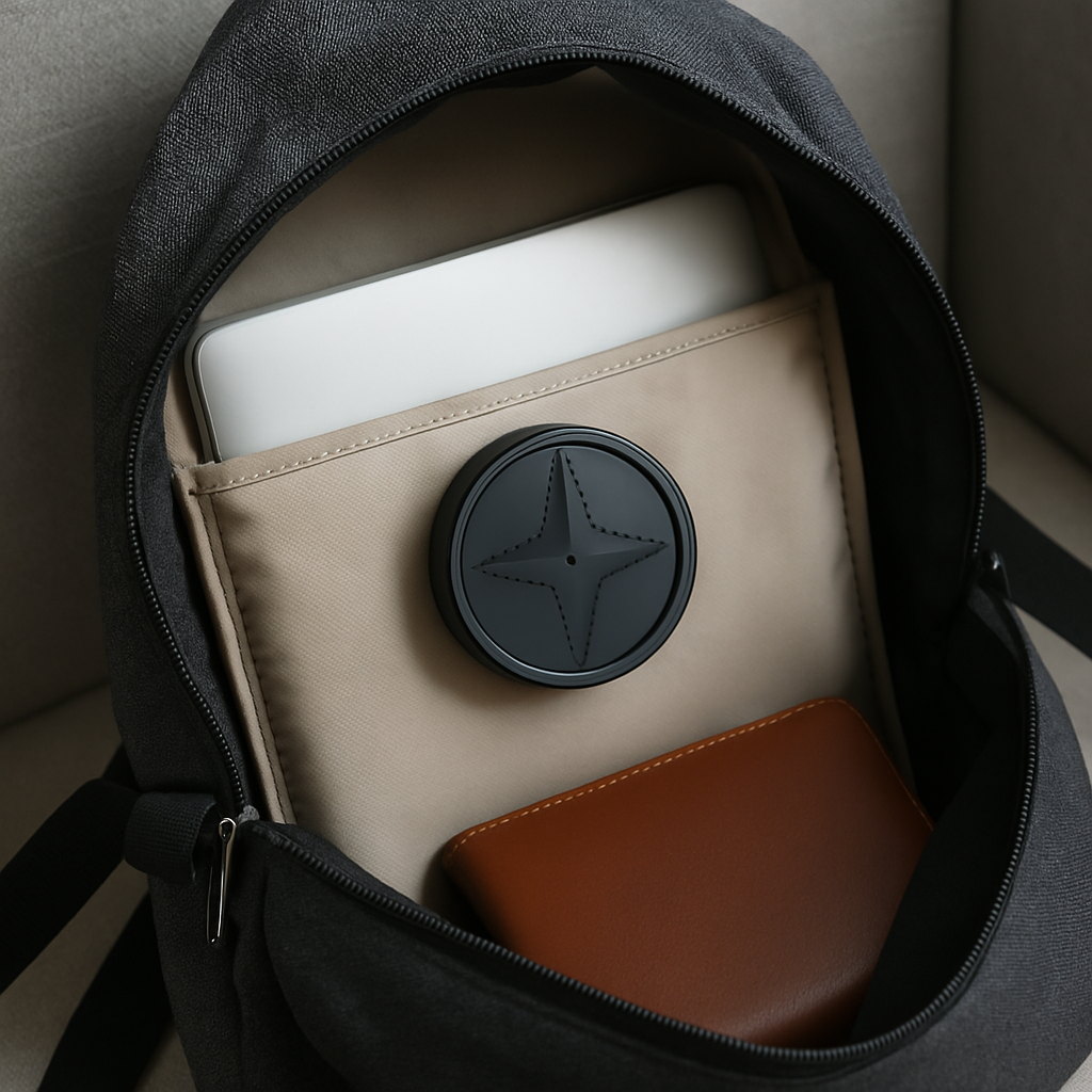 Magnetic GPS Tracker — Real-Time Location, Rechargeable