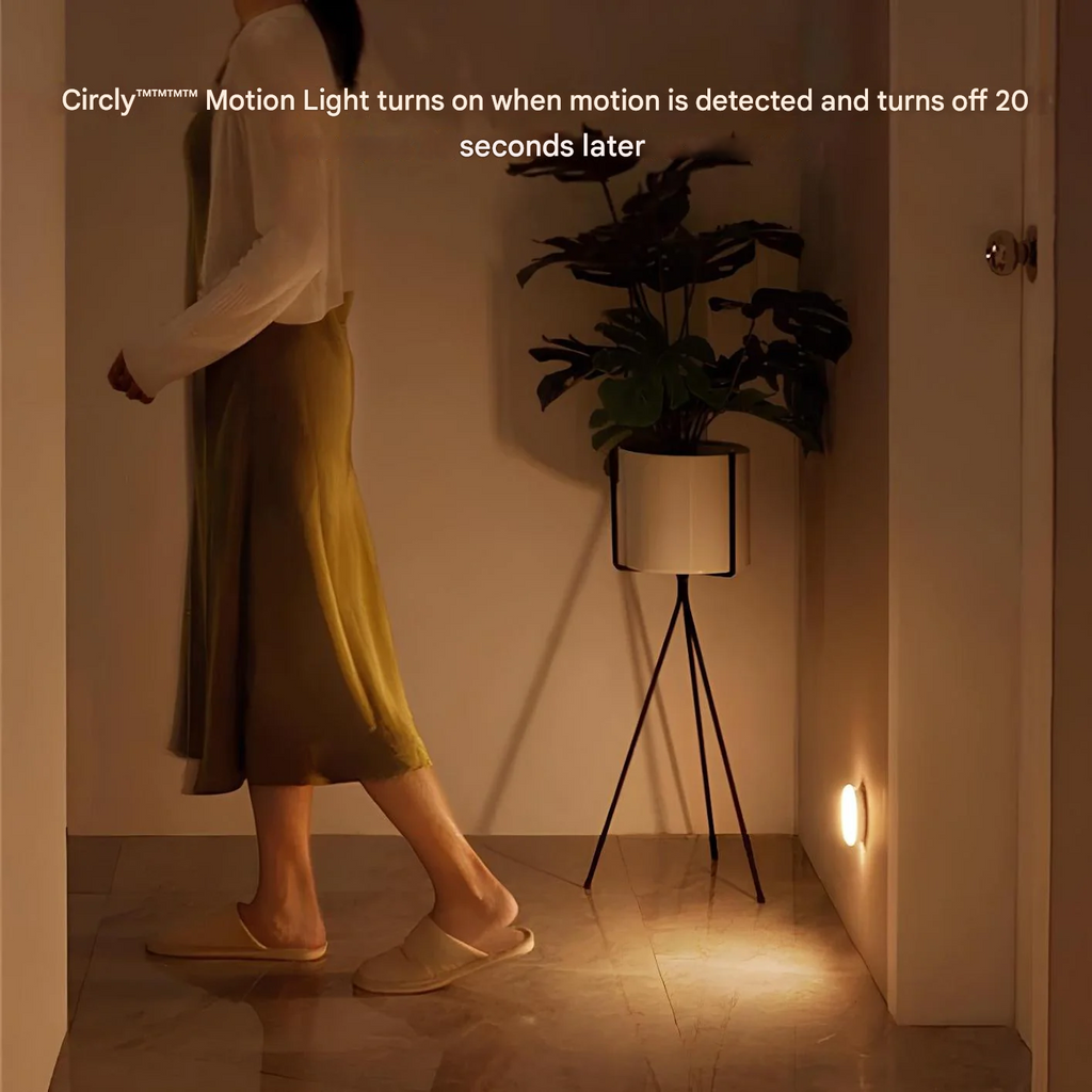 Wireless Motion Sensor Lamp — Automatic, USB Rechargeable ABS