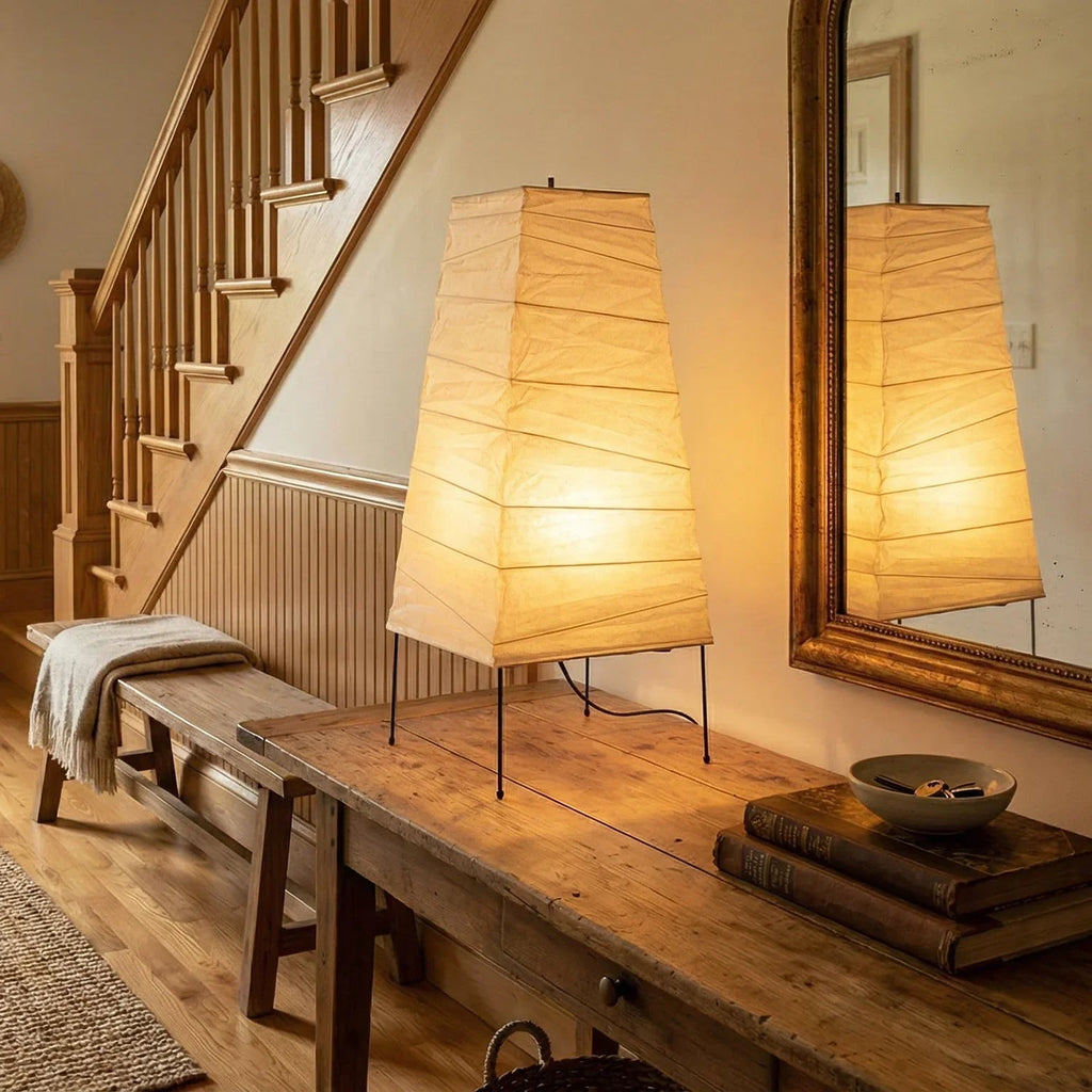 Akari Trapezoidal 4N Table Lamp | wildoxy