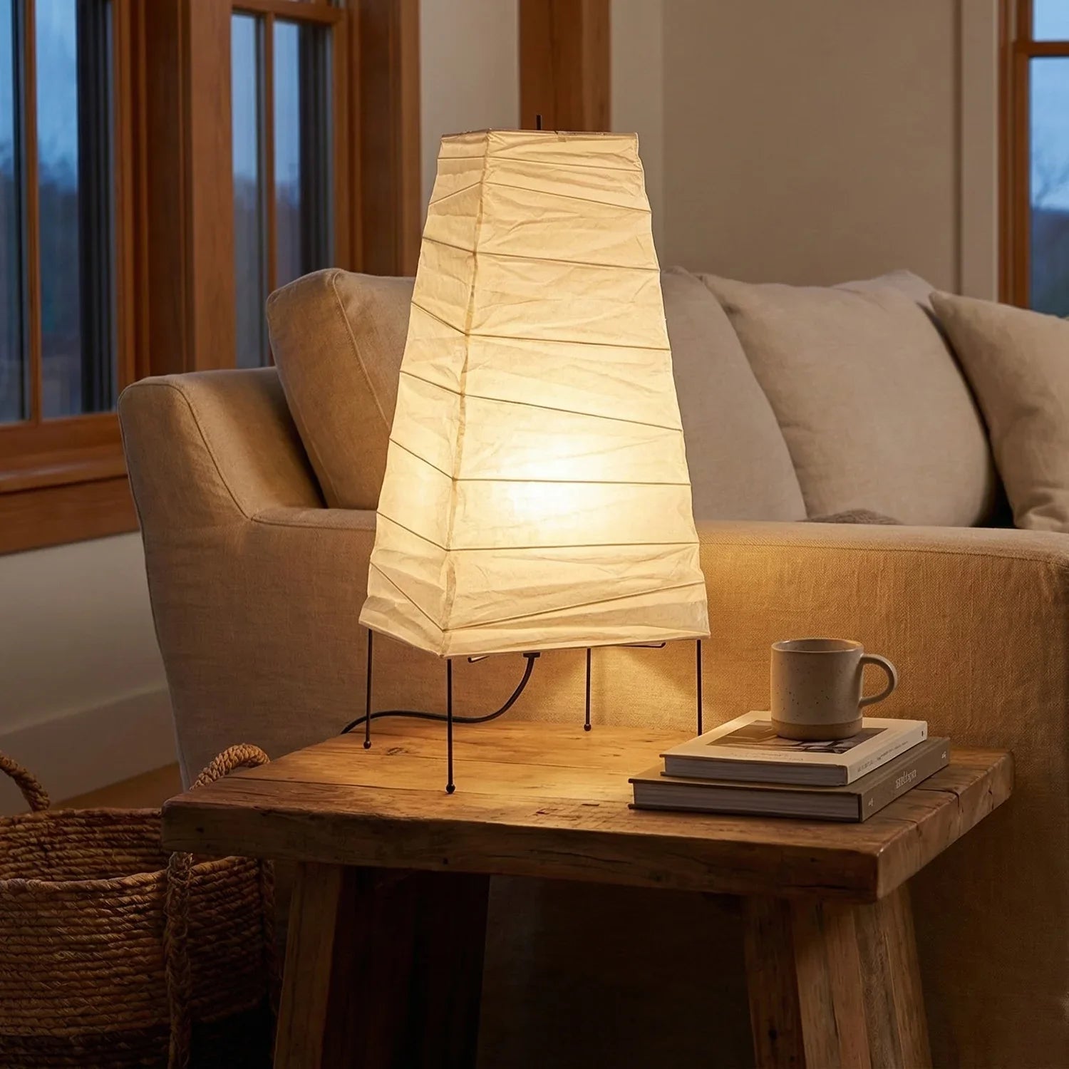 Akari Trapezoidal 4N Table Lamp | wildoxy
