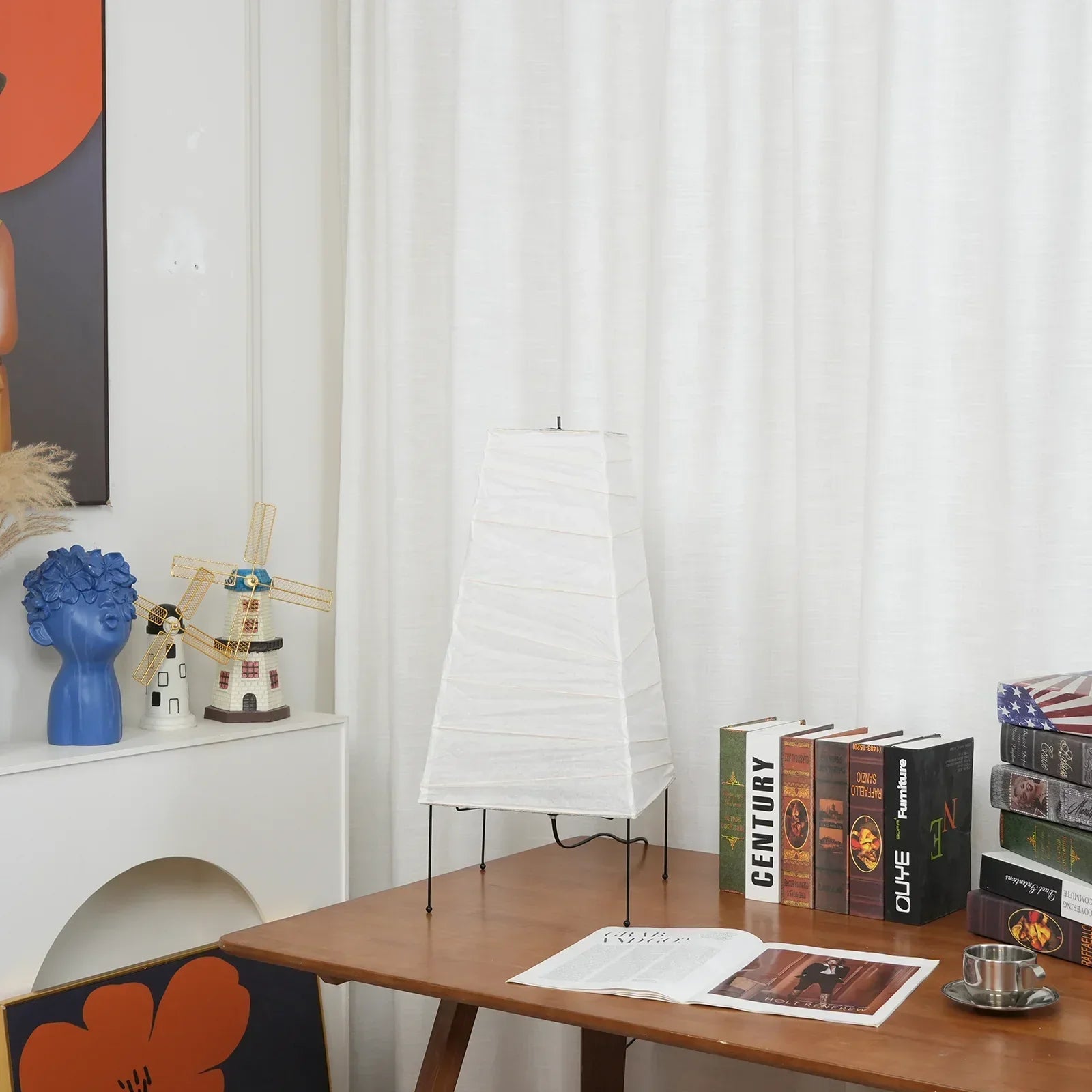 Akari Trapezoidal 4N Table Lamp | wildoxy