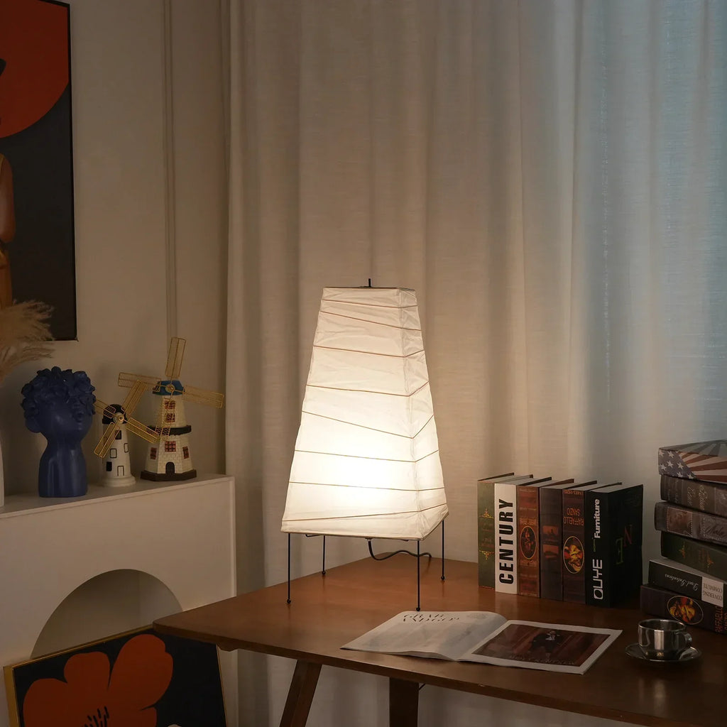 Akari Trapezoidal 4N Table Lamp | wildoxy