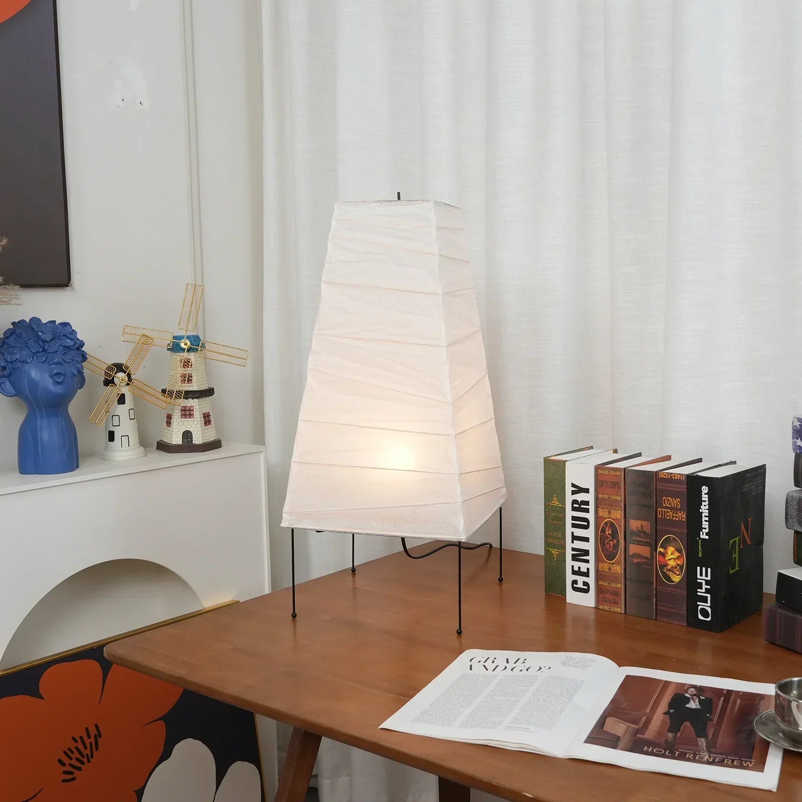Akari Trapezoidal 4N Table Lamp | wildoxy