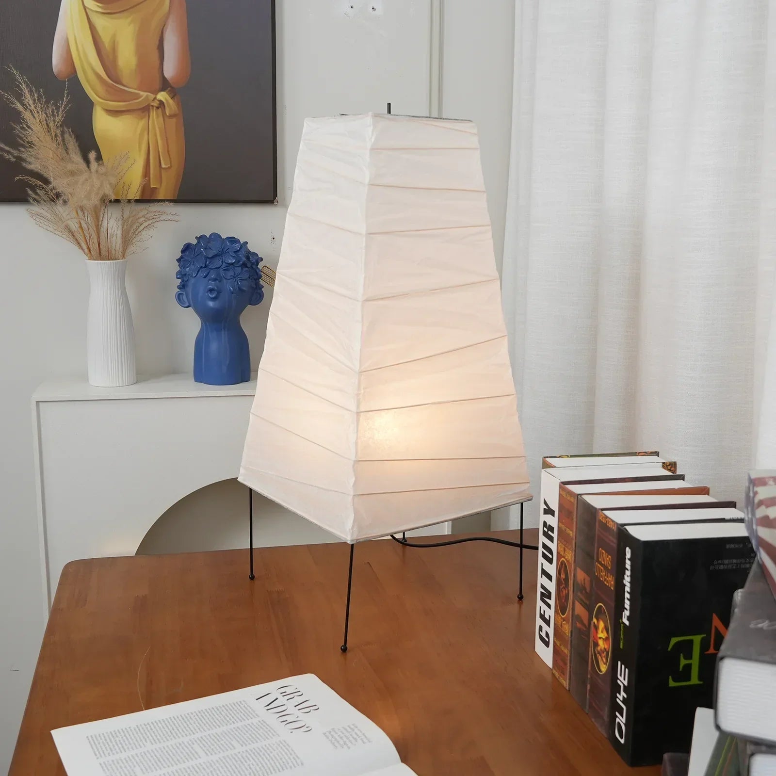 Akari Trapezoidal 4N Table Lamp | wildoxy