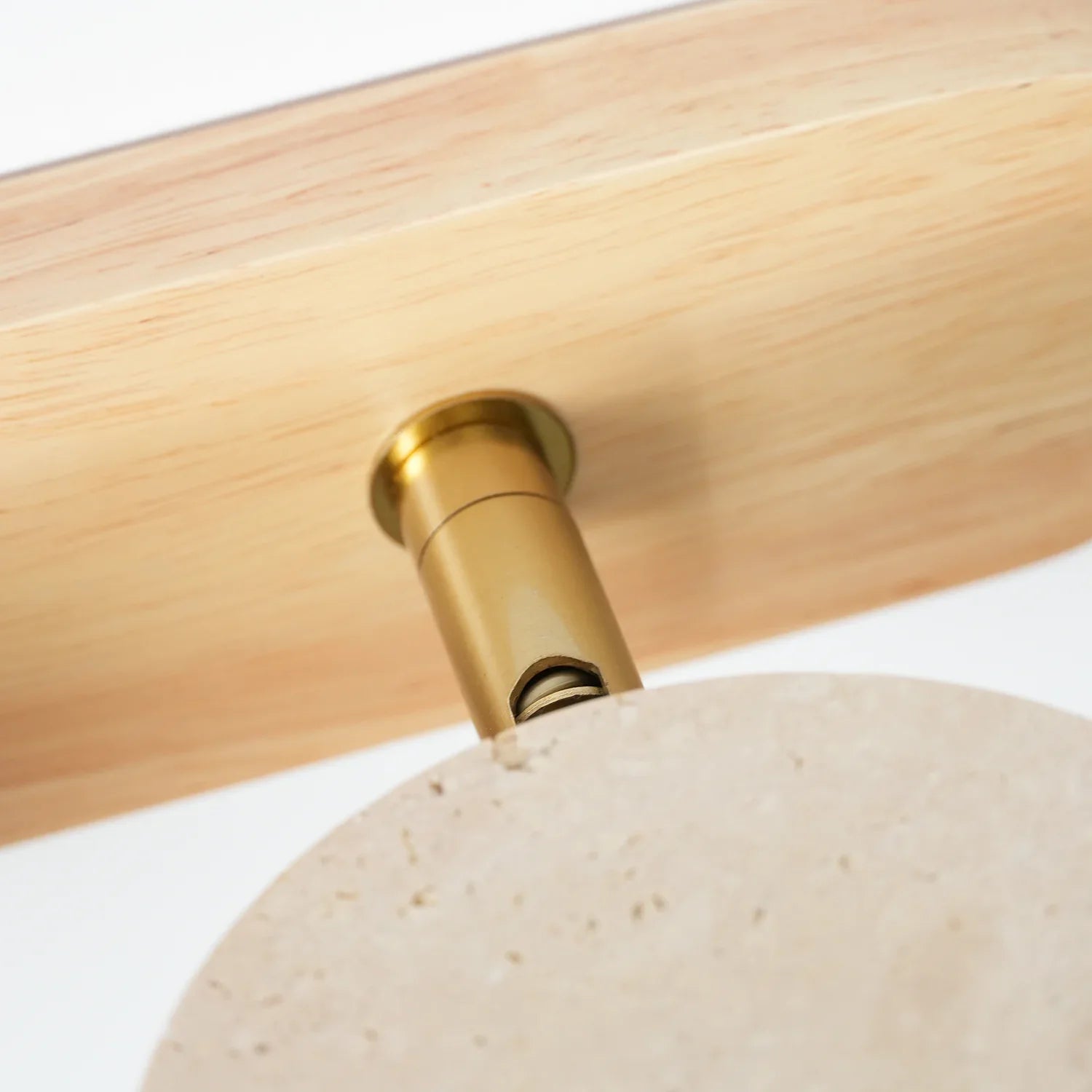 Travertine Duo Wood Wall Light | wildoxy