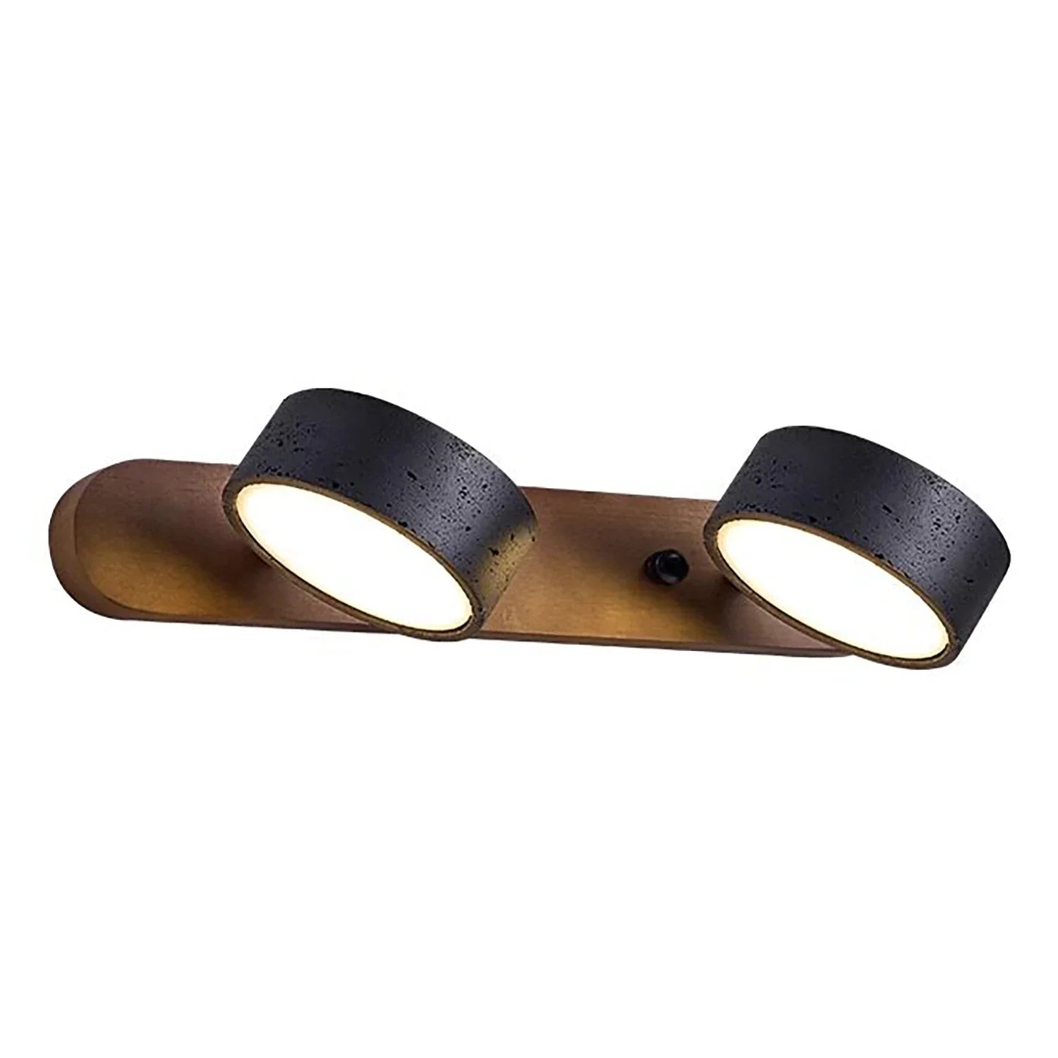 Travertine Duo Wood Wall Light | wildoxy