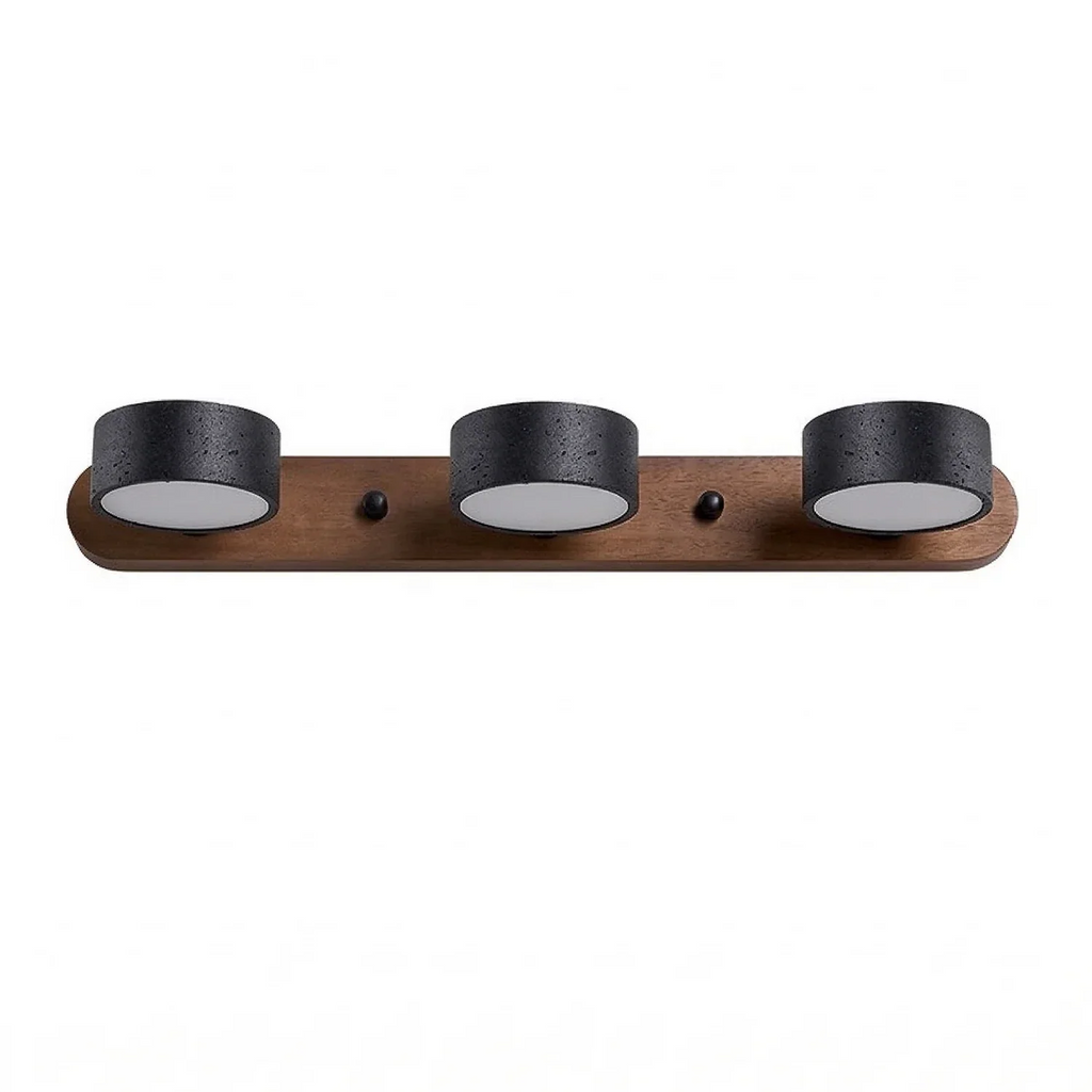 Travertine Duo Wood Wall Light | wildoxy
