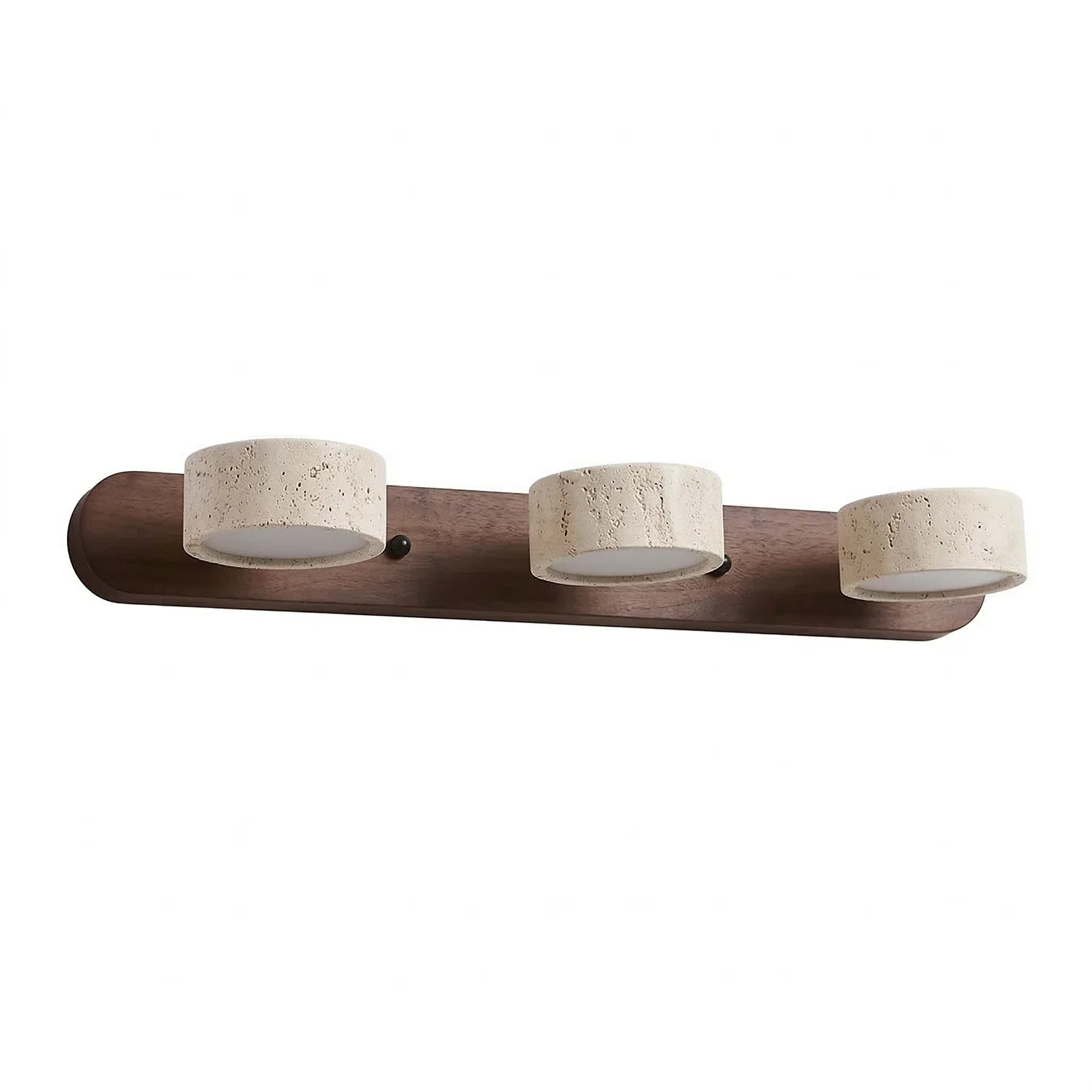 Travertine Duo Wood Wall Light | wildoxy