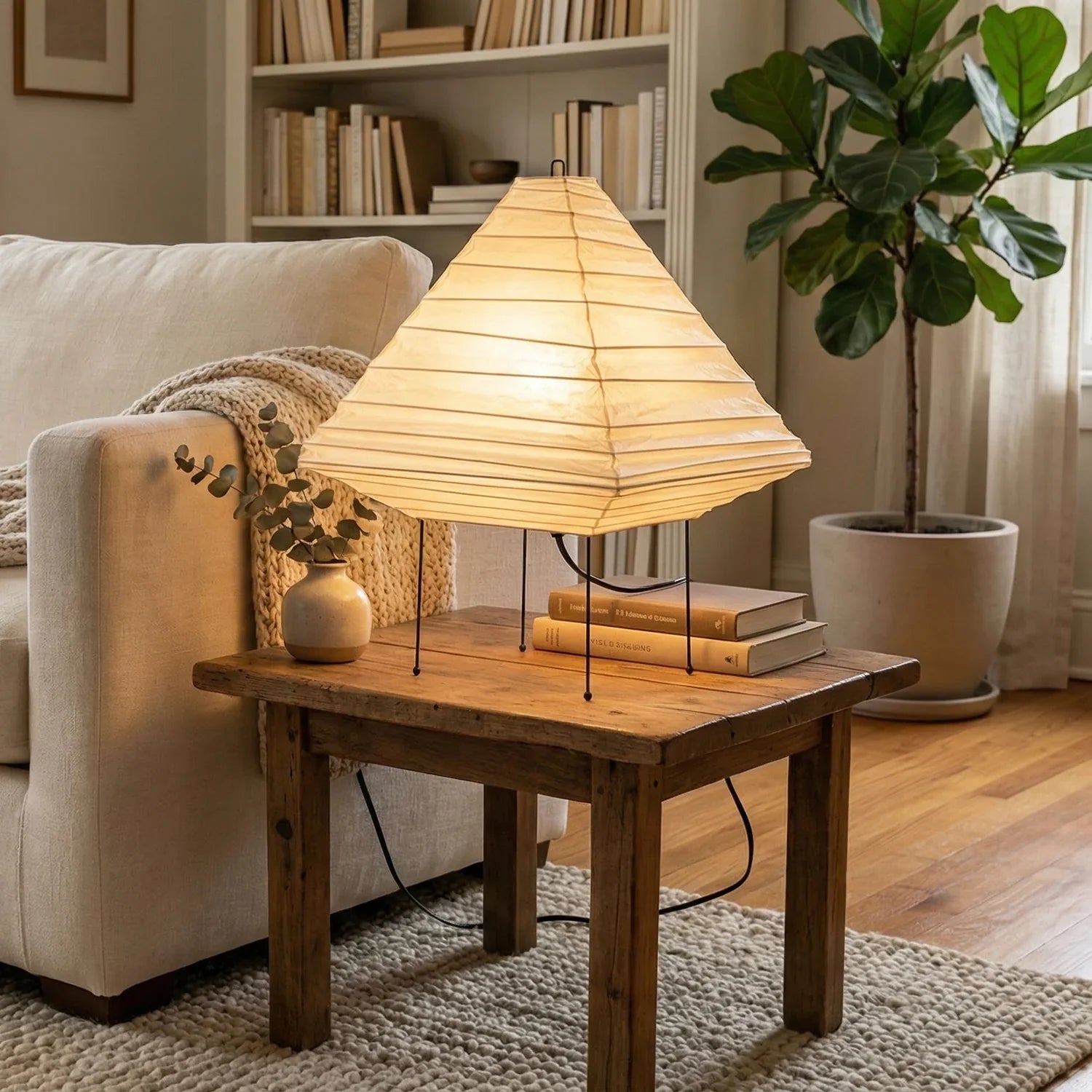 Akari Triangle 5X Table Lamp | wildoxy