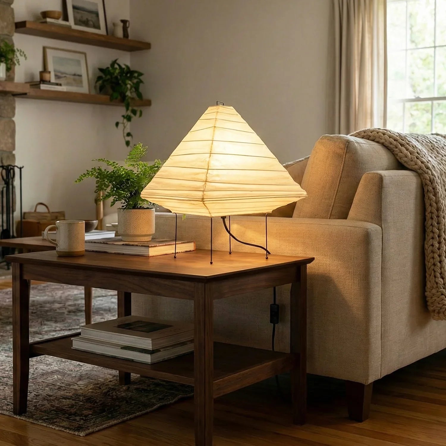 Akari Triangle 5X Table Lamp | wildoxy