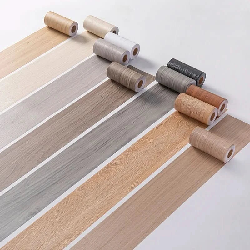 CasaForm Premium PVC Skirting Trim — Durable Embossed Wood Grain Finish