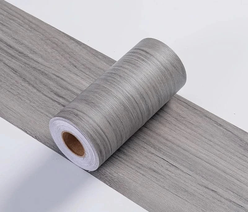 CasaForm Premium PVC Skirting Trim — Durable Embossed Wood Grain Finish