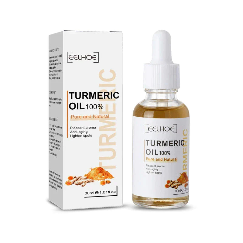 Kurkumiinakasvoseerumi 30ml — tasaisempi ihonsävy, tummien läiskien hoito