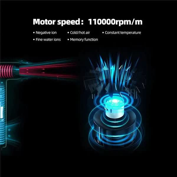 Flairdry Ultra Light Pro Hair Dryer — High-Speed Motor, Quick-Dry Airflow