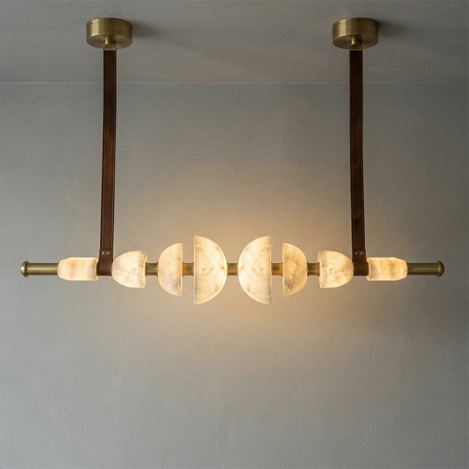 Lumina Alabaster Linear Chandelier | wildoxy
