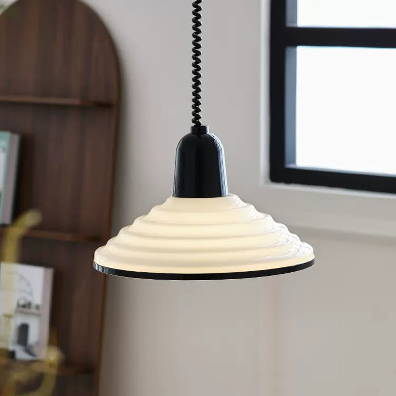 Beaumont French Cream Glass Pendant Light