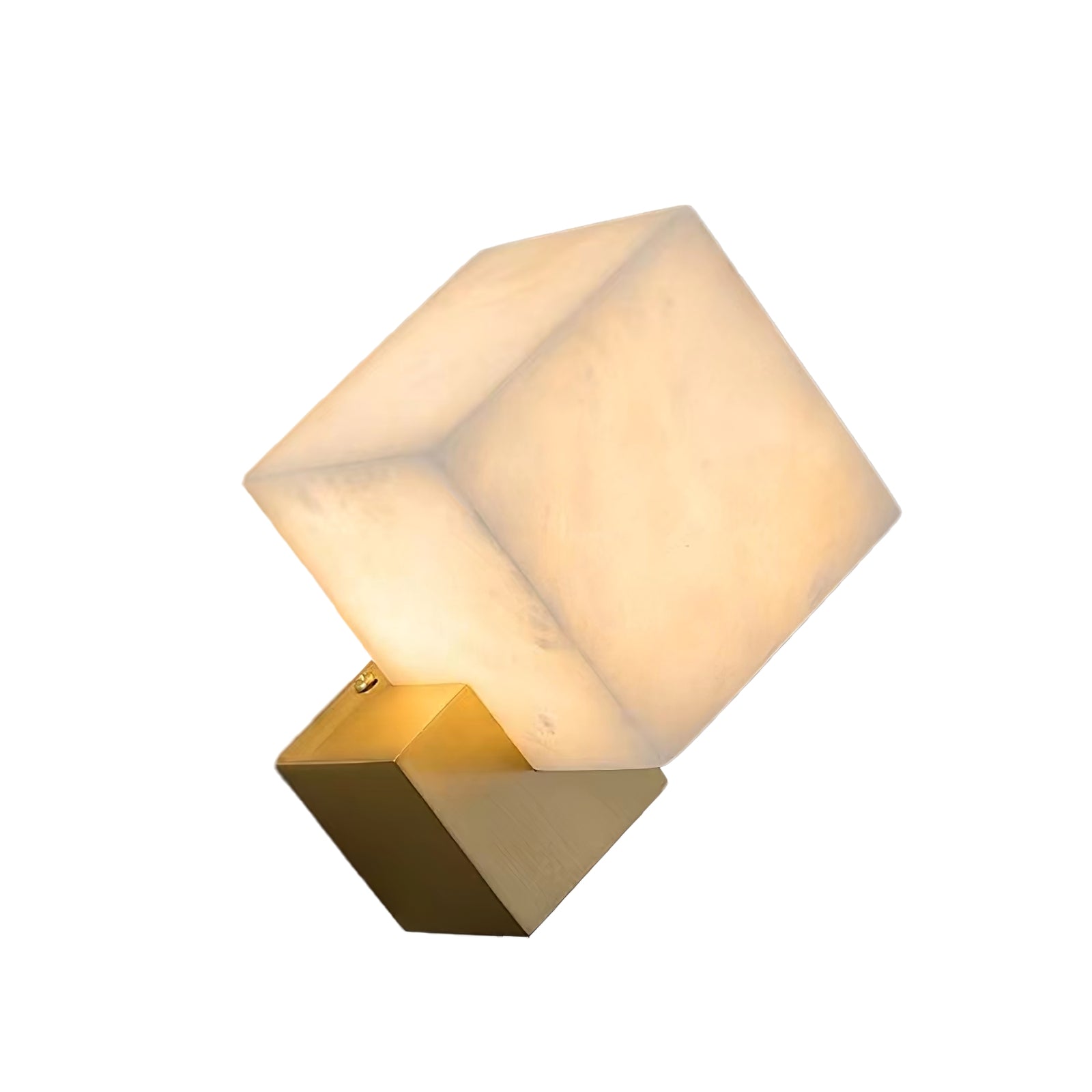Vein Alabaster Cube Sconce | wildoxy