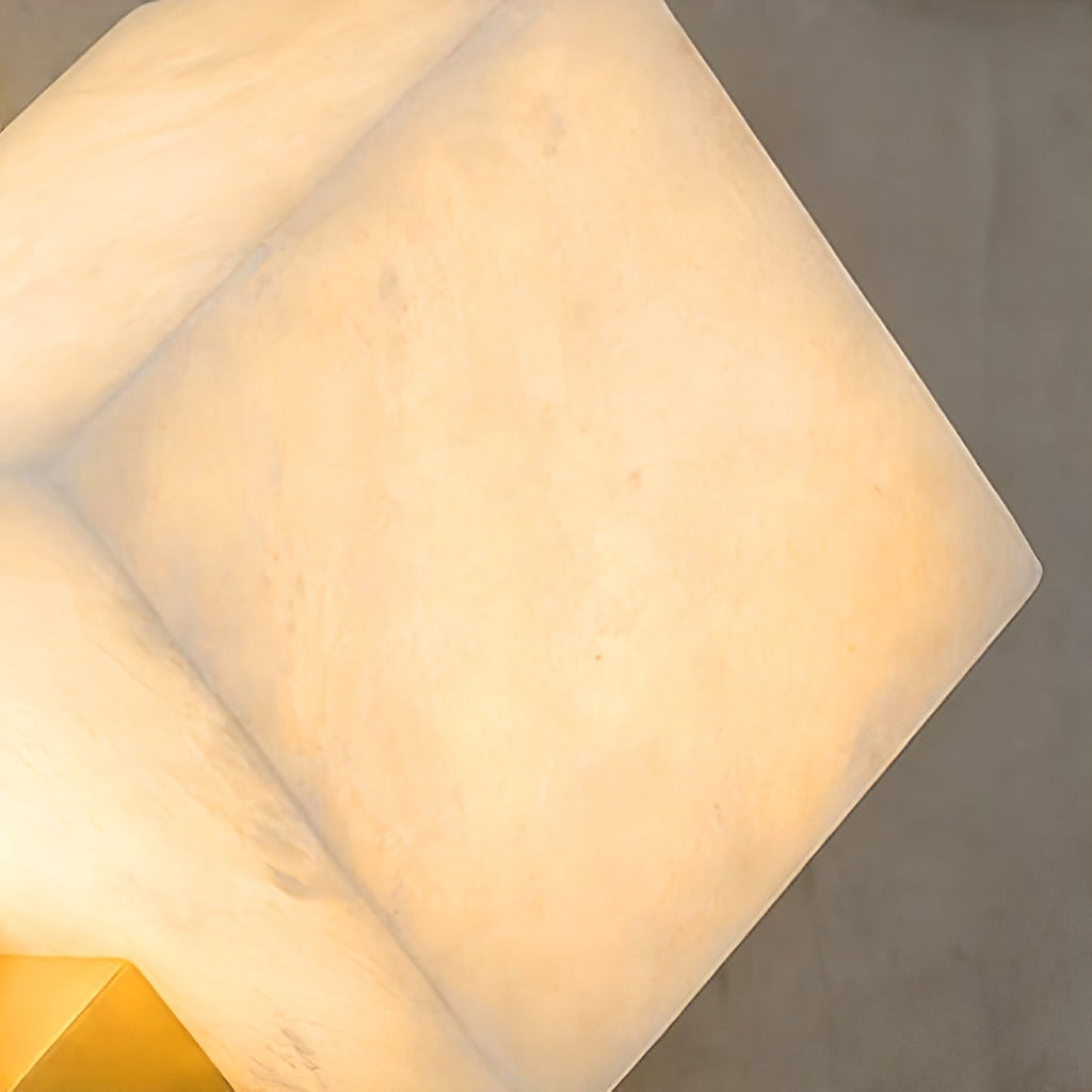 Vein Alabaster Cube Sconce | wildoxy