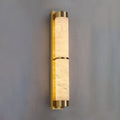 VUUE Cylindra Alabaster Brass Wall Light | wildoxy