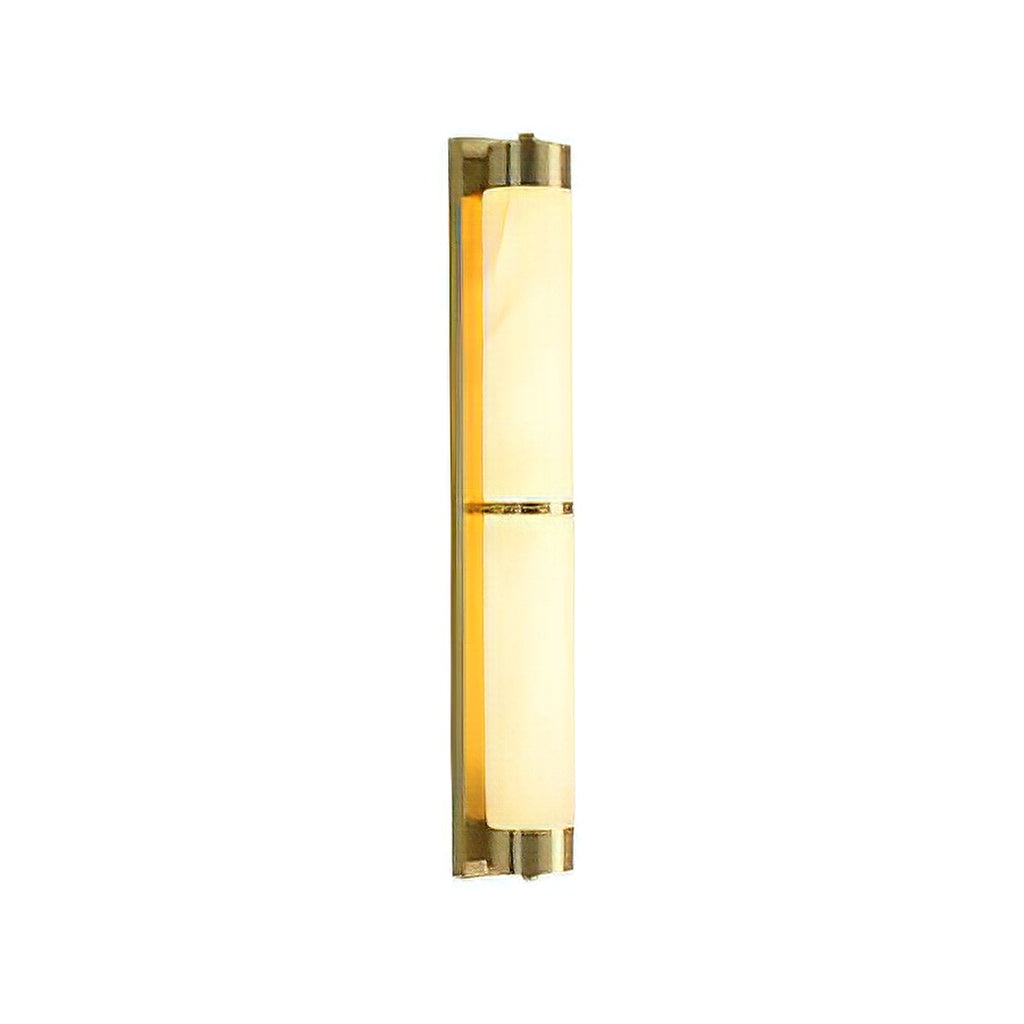 VUUE Cylindra Alabaster Brass Wall Light | wildoxy