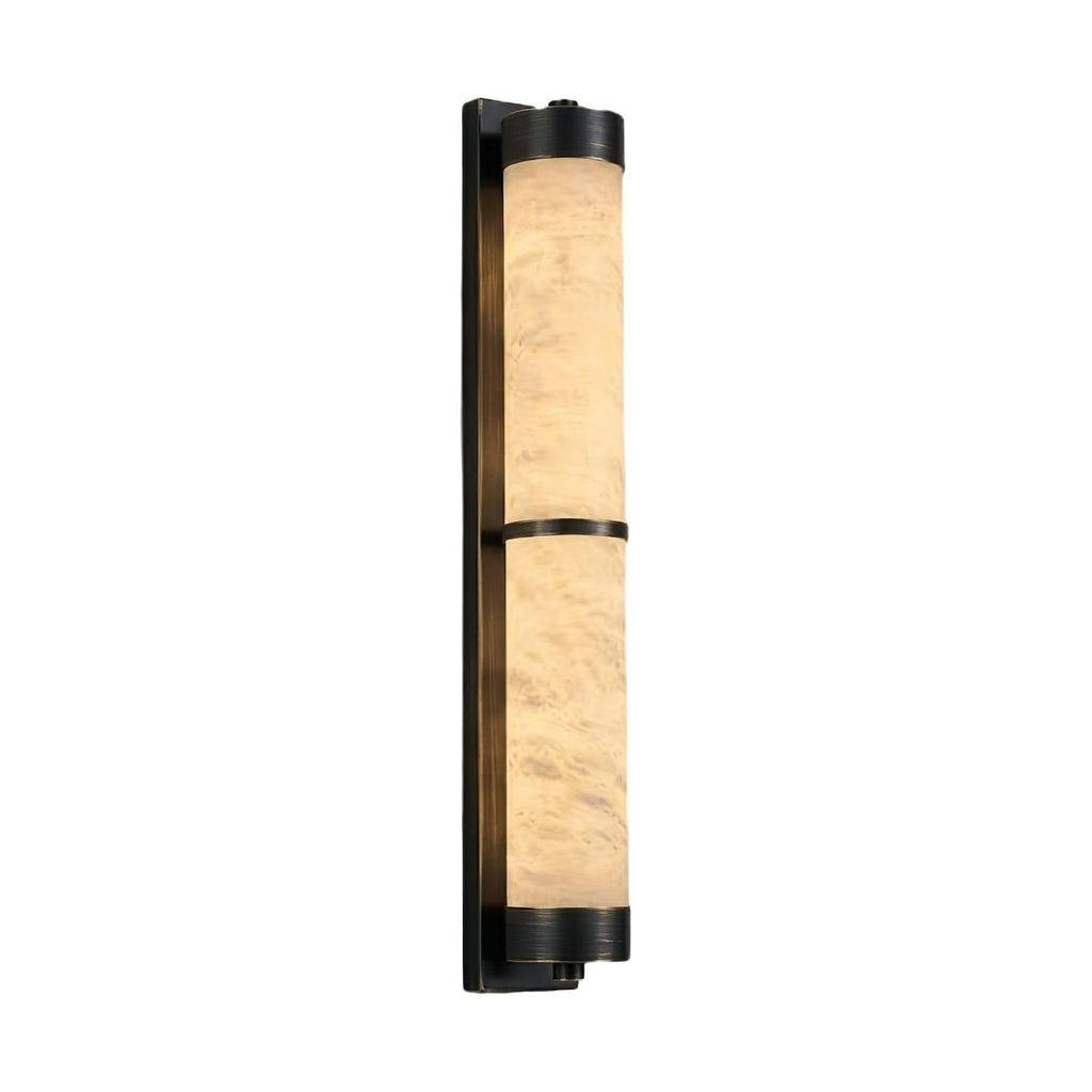 VUUE Cylindra Alabaster Brass Wall Light | wildoxy