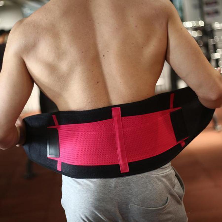 Faja de compresión para hombre — Cintura ajustable, soporte lumbar