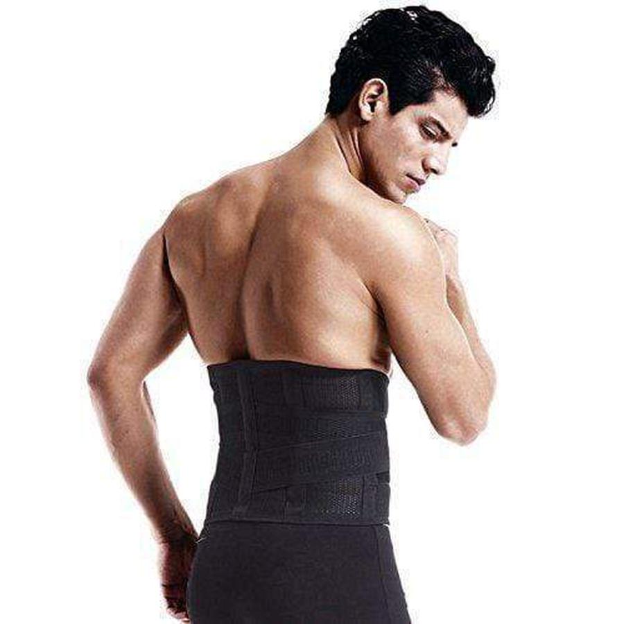 Faja de compresión para hombre — Cintura ajustable, soporte lumbar
