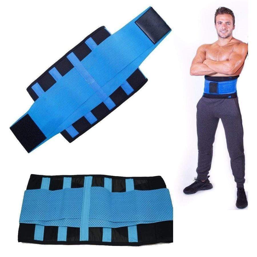 Faja de compresión para hombre — Cintura ajustable, soporte lumbar