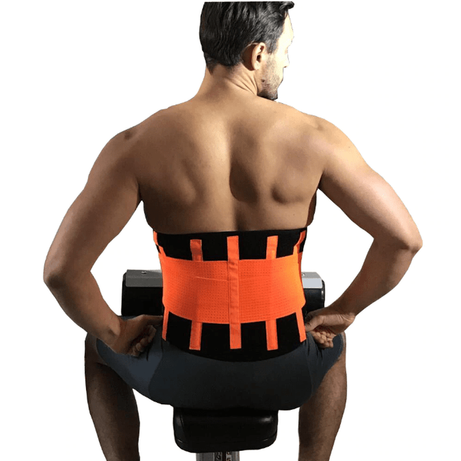 Faja de compresión para hombre — Cintura ajustable, soporte lumbar