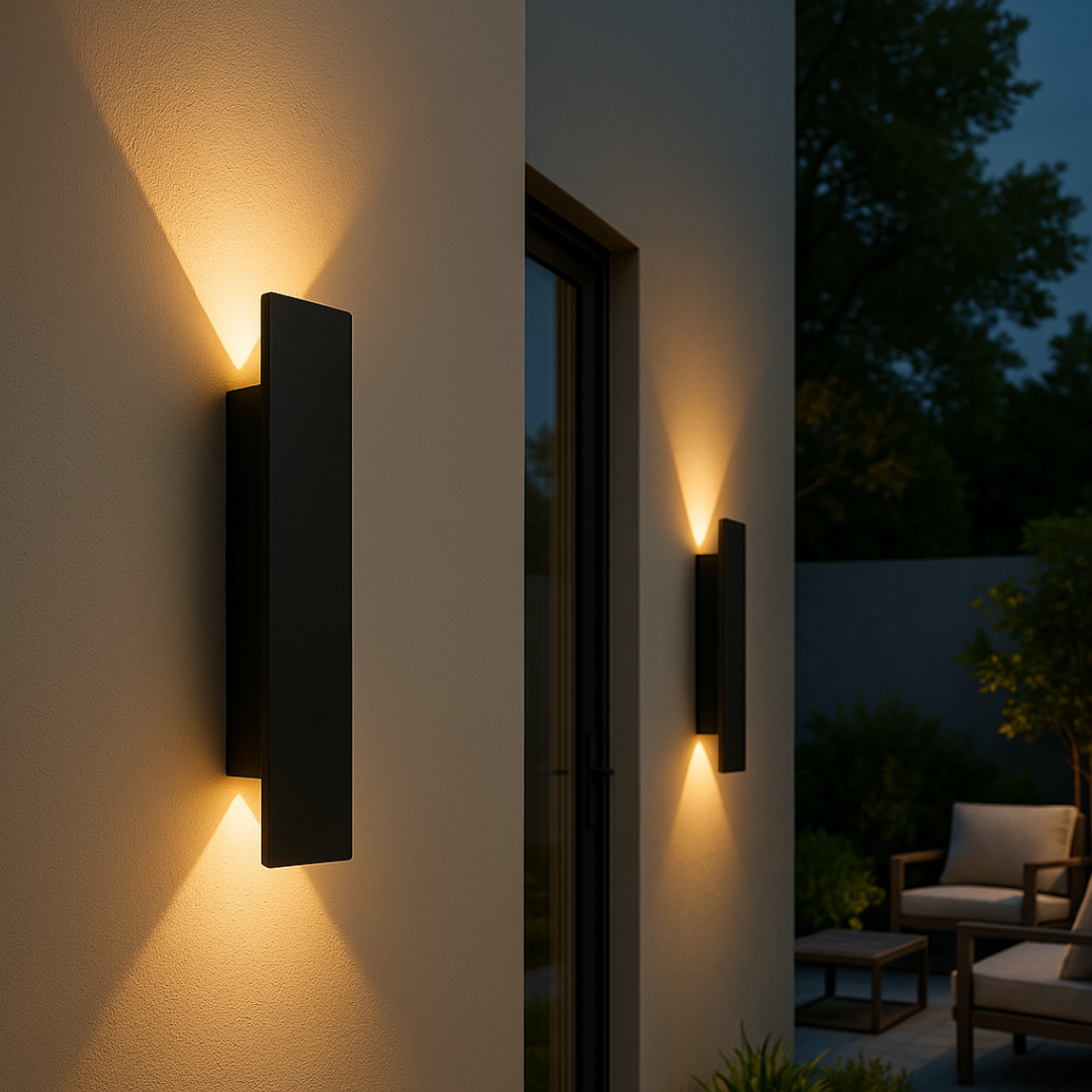 Led-wandlamp - rechthoekig aluminium, waterdicht IP65