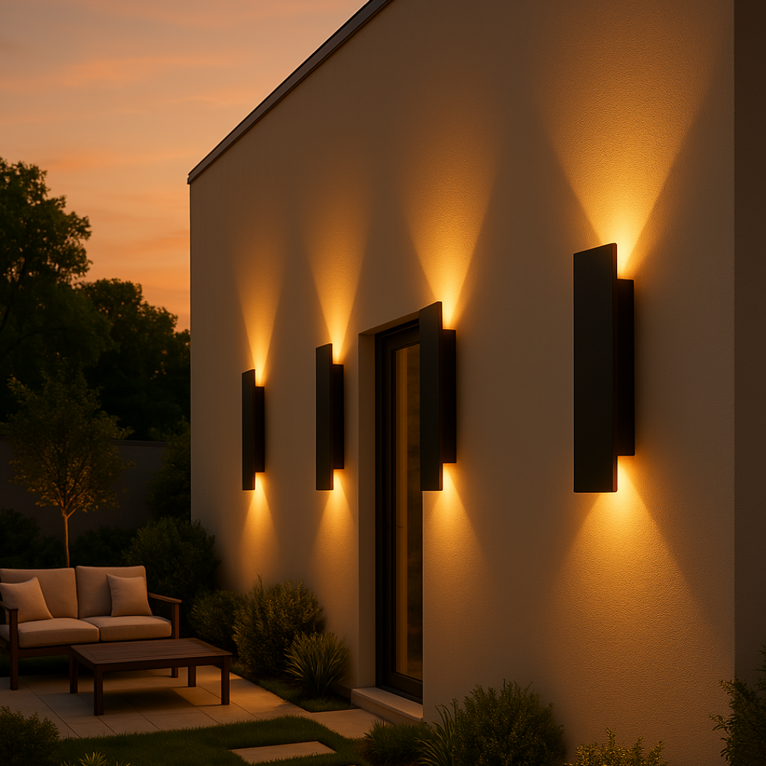 Led-wandlamp - rechthoekig aluminium, waterdicht IP65