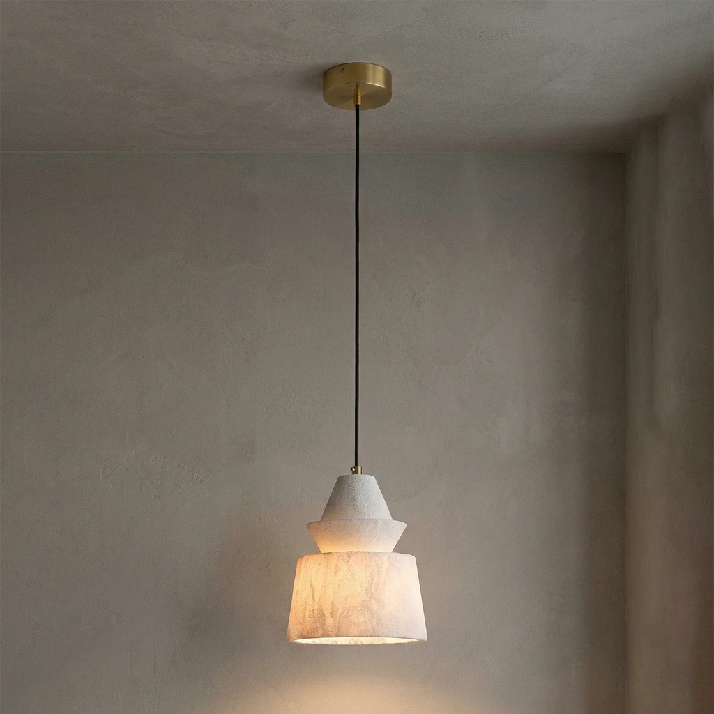 White Alabaster Pendant Light | wildoxy