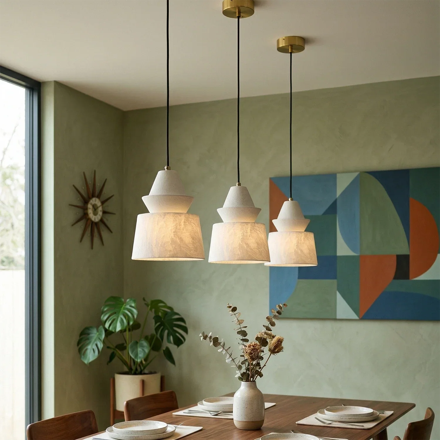 White Alabaster Pendant Light | wildoxy