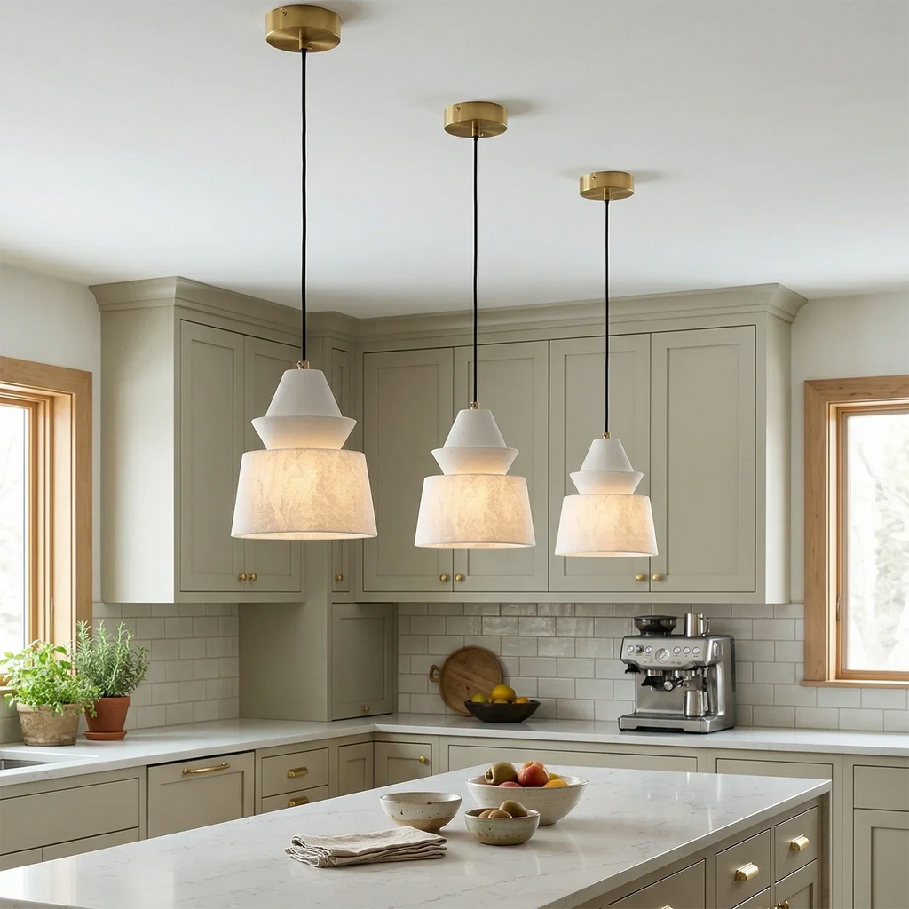White Alabaster Pendant Light | wildoxy