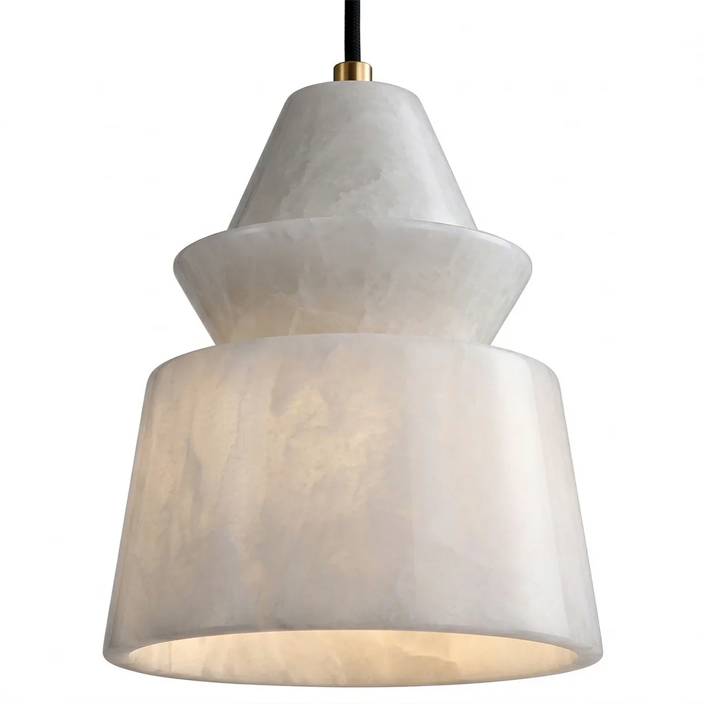 White Alabaster Pendant Light | wildoxy