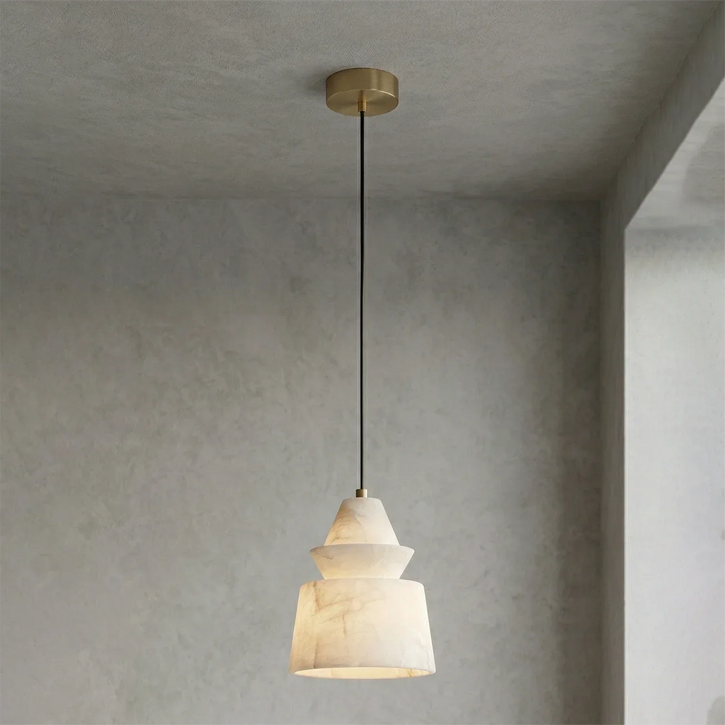 White Alabaster Pendant Light | wildoxy