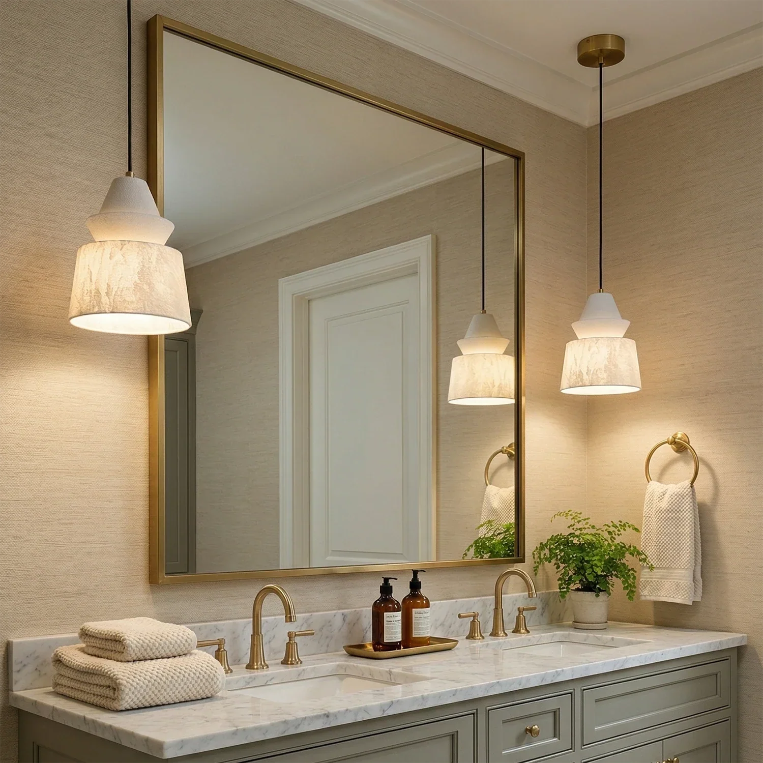 White Alabaster Pendant Light | wildoxy
