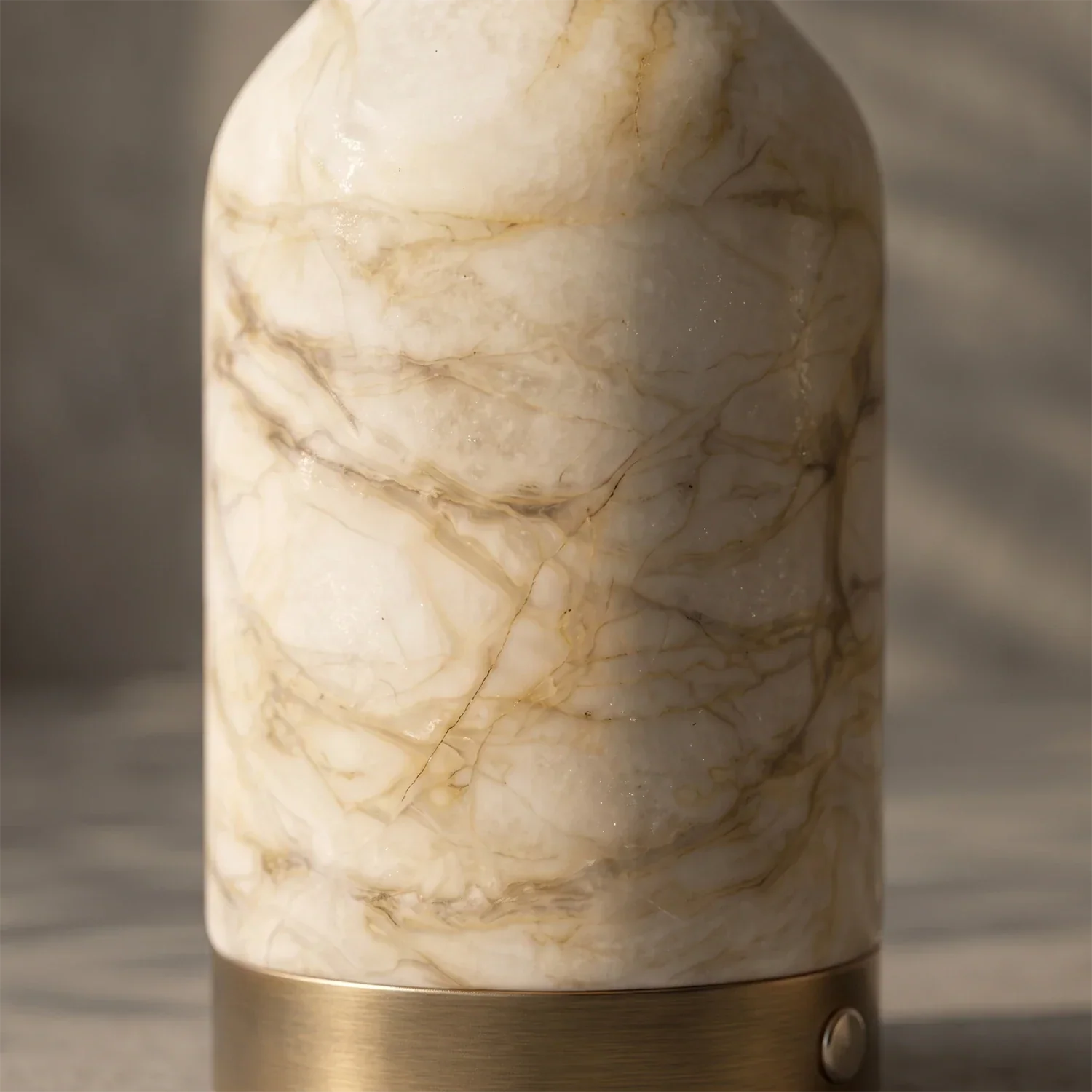 Wine Bottle Alabaster Table Lamp | wildoxy