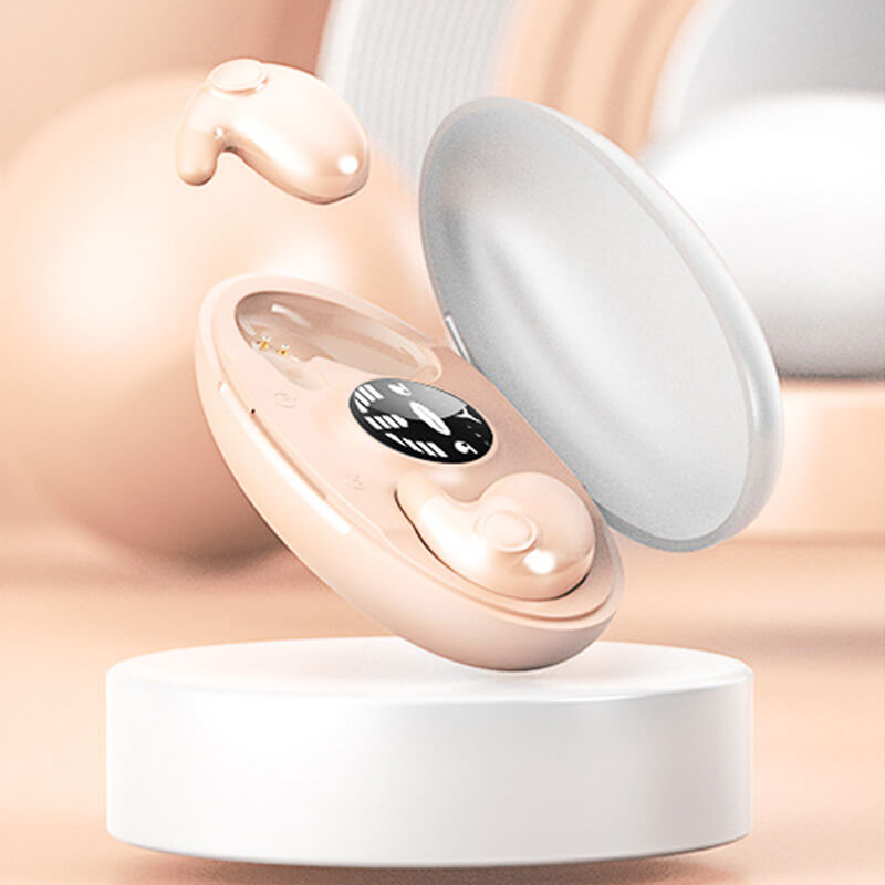 Auriculares inalámbricos para dormir — IPX5, compactos y cómodos