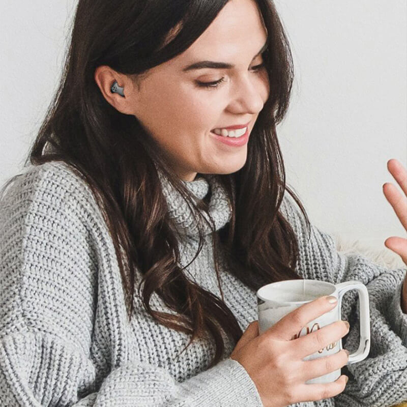 Auriculares inalámbricos para dormir — IPX5, compactos y cómodos