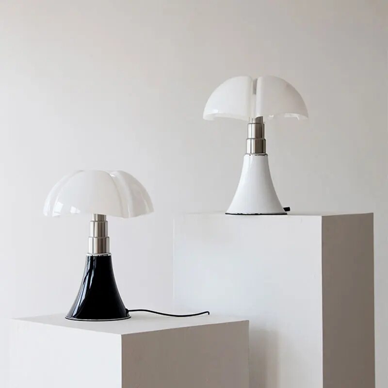 Florena Adjustable Height Bedside Table Lamp — Floral Sculptural Detail